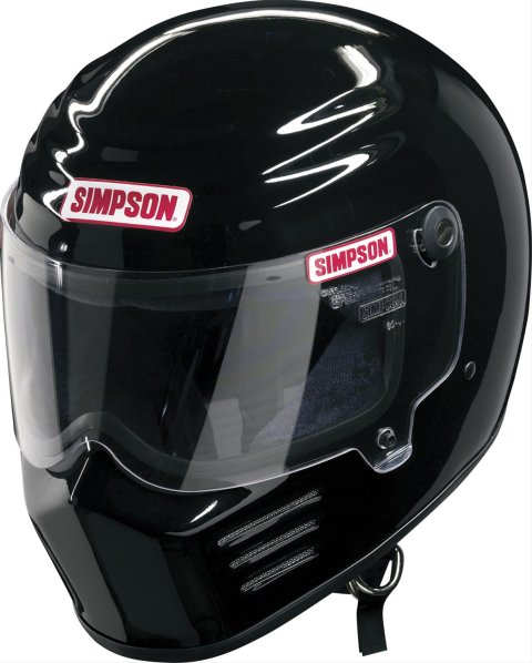 Simpson Racing Outlaw Bandit Series Helmets 28315M1 Helmet, Series, Full Face, EPS Liner, Gloss White, M2015, Medium, Each