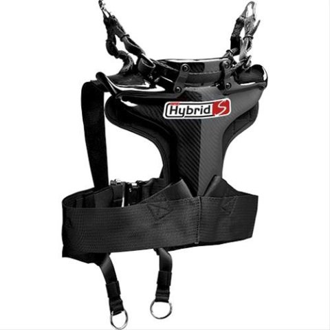 Simpson Hybrid S Restraints HYSLRG11PA Head and Neck Restraint System, S, Sliding Tether and Post Clip Tether, Post Anchor, SFI 38.1, Large, Each