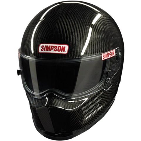 Simpson Carbon Bandit Series Helmets 720001C Helmet, Bandit, Full Face, Fiber, Snell SA2020, Small, Each