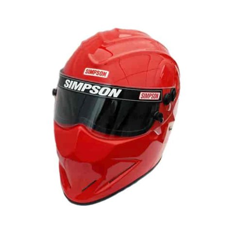 Simpson SA2020 Diamondback Series Helmets 7297344 Helmet, Diamondback, Full Face, Gloss Blue, Snell SA2020, X-Large, Each