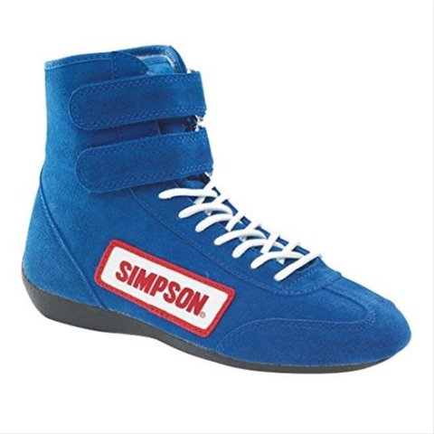 Simpson High Top Driving Shoes 28105BL HIGH TOP SHOE BLUE, 10 1/2