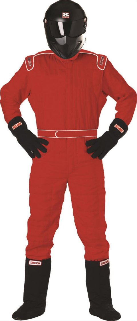 Simpson Racing Driving Pants 4803233 STD.48 SIGNATURE KNIT SFI 20 MEDIUM RED PANT