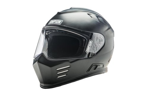 Simpson Ghost Bandit Helmets GBDXX3 Helmet, Bandit, Full Face, Polyester Liner, Matte Black, ECE 22.05, 2X-Large, Each