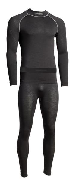 Simpson Racing Base Layer Pants 20194YK Pants, PROFIT BASE LAYER BOTTOM 3XL BLACK
