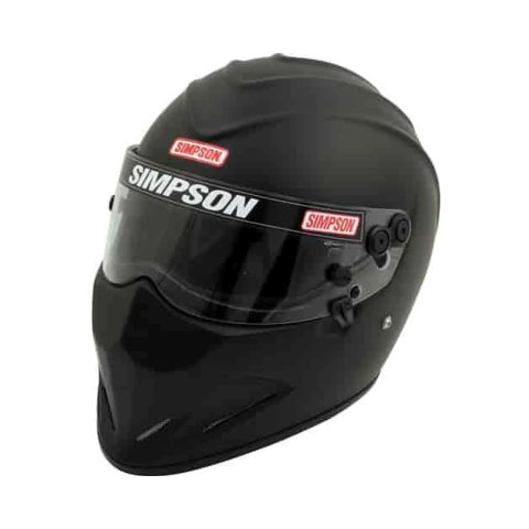 Simpson SA2020 Diamondback Series Helmets 7297348 Helmet, Diamondback, Full Face, Matte Black, Snell SA2020, X-Large, Each