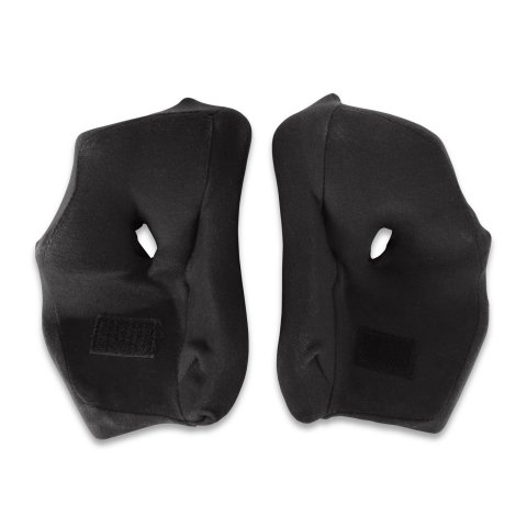 Simpson Helmet Cheek Pads SD1CP138 Pads, Black, SD1, 1.375 in. Thickness, Pair
