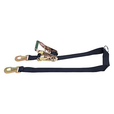 Simpson Axle Ratchet Tie-Downs with D-Rings 35009BK Tie Down Ratcheting 2" Wide 8` Long Hooks, Each, Black