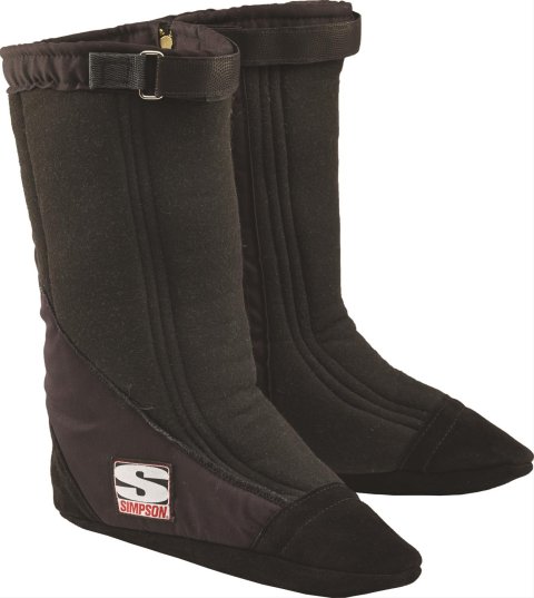 Simpson Drag Boots 37020ML Boots, Race, Suede, Black, SFI 3.3/20, Men's Medium/Large, Pair