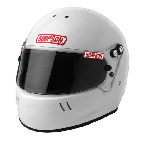 Simpson Viper Youth Racing Helmets 18Y0541 Helmet, Series, Full Face, White, Gloss Finish, SFI 24.1, X-Small, Each