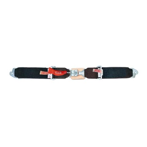 Simpson Latch & Link Lap Belts 2-Point Harness 29020BK Harness, Belt, Latch, Clip-In, Floor Mount, Black, Each
