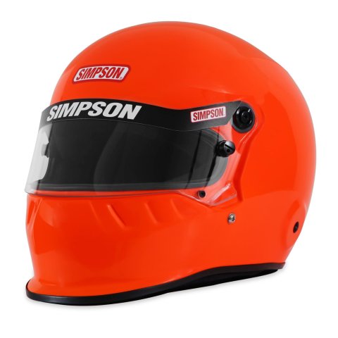 Simpson SA2020 SD1 Series Helmets 795004S Helmet, 2020, Full Face, Safety Orange, Gloss Finish, Snell SA2020, X-Large, Each