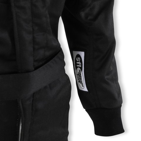 Simpson Checkers Racing Suits CK02421 Driving Suit, Checkers, One-piece, Two Layers, Nomex®, Black/White, SFI 3.2A/5, Men's X-Large, Each