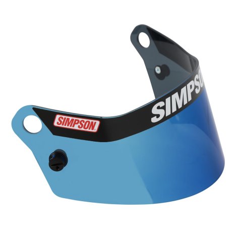 Simpson Replacement Helmet Shields 89503 Visor, Plastic, Iridium, SD1 Bandit Series, Each