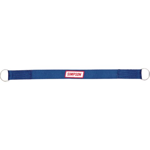 Simpson Tow Straps 35008R Strap, Polyester, Red, 2.0 in. Width, 15 ft. Length, 4,800 lbs. Rated, Metal Ring Ends, Each