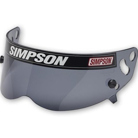Simpson Replacement Helmet Shields VPR04 Shields, Replacement, Silver, Anti-fog Coating, Viper, Each