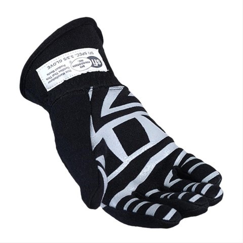 Simpson Young Gun Youth Driving Gloves YGYMK Gloves, Gun, Medium, Nomex®, Black, SFI 3.3/5, Pair