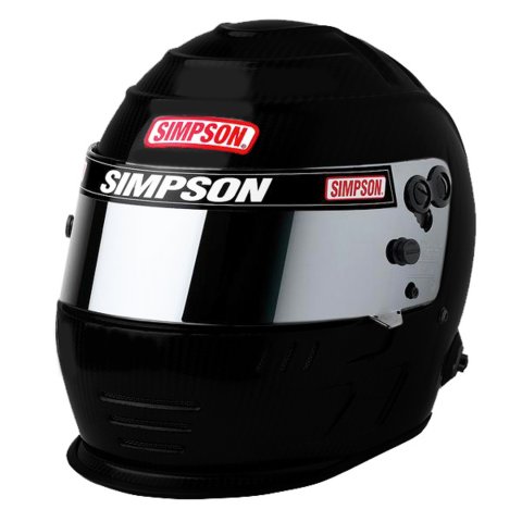 Simpson SA2020 Speedway Shark Series Helmets 7707128 Helmet, Shark, Full Face, Matte Black, Snell SA2020, Large, Each