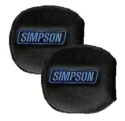 Simpson Door Latch Pads 2021B Components, Pads, Blue Logo, Pair