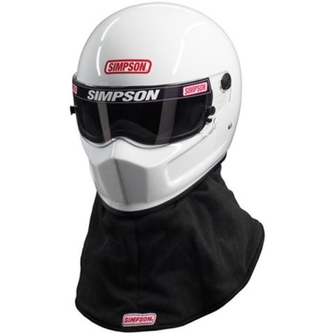 Simpson Drag Bandit Series Helmets 7220001 Helmet, Bandit, Full Face, Gloss White, Snell SA2020, X-Small, Each