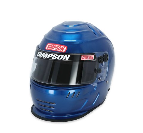 Simpson SA2020 Speedway Shark Series Helmets 7707345 Helmet, Shark, Full Face, Gloss Red, Snell SA2020, X-Large, Each
