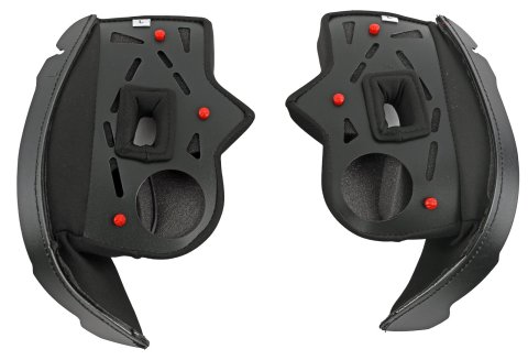 Simpson Helmet Cheek Pads GBCPLG5 Pads, Black, 5mm Thicker, Ghost Bandit, Large, Pair