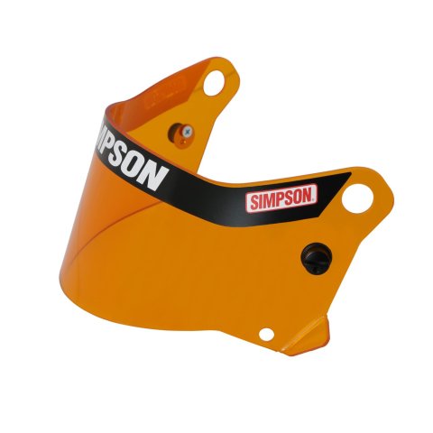 Simpson Replacement Helmet Shields 89504 Visor, Plastic, Amber, SD1 Bandit Series, Each