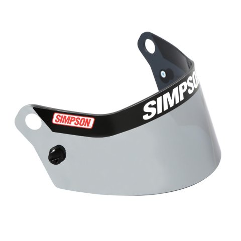 Simpson Replacement Helmet Shields 89506 Visor, Plastic, Chrome, SD1 Bandit Series, Each