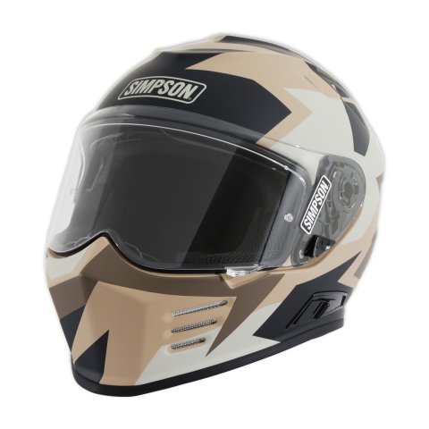 Simpson Ghost Bandit Helmets GBDXSPAN Helmet, Bandit, Full Face, Panzer Stealth Camo, Matte Finish, X-Small, Each