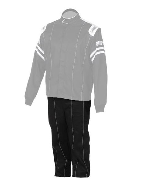 Simpson Racing Driving Pants L202273 LEGEND II BLK PANT MEDIUM