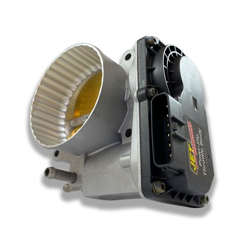 JET Powr-Flo Throttle Bodies 76147 Body, Powr-Flo, Multi-Port Injection, 82.55mm Venturi Diameter, Aluminum, Natural, Lexus, Toyota, Each