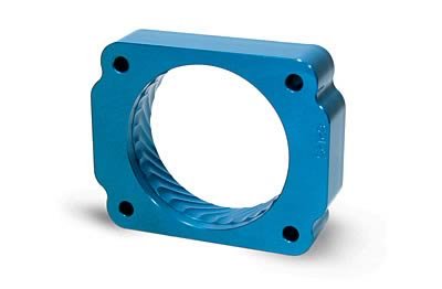JET Powr-Flo Throttle Body Spacers 62119 Spacer, Powr-Flo, Aluminum, Blue Anodized, Ford, Each