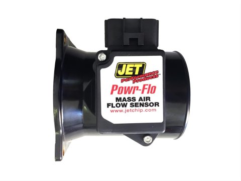 JET Powr-Flo Mass Airflow Sensors 69155 Air Meter, Plastic, Black, Ford, Mercury, Each