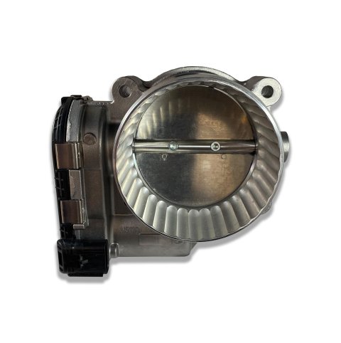 JET Powr-Flo Throttle Bodies 76146 Body, Powr-Flo, Multi-Port Injection, 87.00mm Venturi Diameter, Aluminum, Natural, Ford, Each