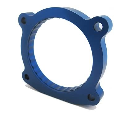 JET Powr-Flo Throttle Body Spacers 62161 Spacer, Powr-Flo, Aluminum, Blue Anodized, Scion, Each