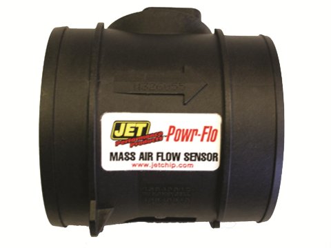 JET Powr-Flo Mass Airflow Sensors 69109 Air Meter, Plastic, Black, Cadillac, Chevy, GMC, Each