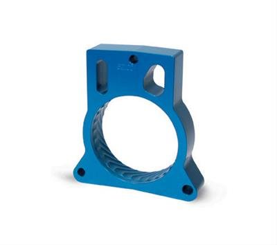 JET Powr-Flo Throttle Body Spacers 62136 Spacer, Powr-Flo, Aluminum, Blue Anodized, Toyota, 3.4L, Each