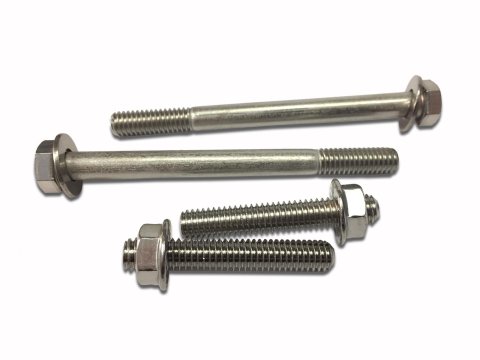JET Quadrajet Bolt Kits 201500 Carburetor Fastener, Quadrajet, Stud/Bolt, Polished, Stainless Steel, Standard Hex, Set of 4