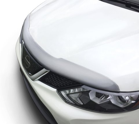 Auto Ventshade Aeroskin Deflectors 622170 Bug Guard, Deflector, ABS Plastic, Chrome, Adhesive Tape, for Nissan, Each