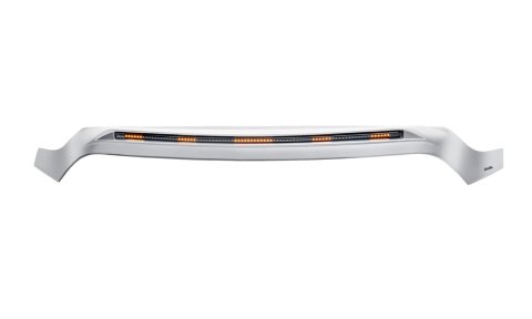 Auto Ventshade Aeroskin LightShield Pro Deflectors 953163-JSC Bug Guard, Lightshield, Acrylic, Billet Silver Metallic, Ram, Each