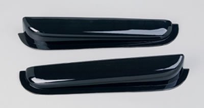 Auto Ventshade Stainless Steel Ventshades 12405 Side Window Visors, Screw-In, Ventvisors, Steel, Natural, International, Pair