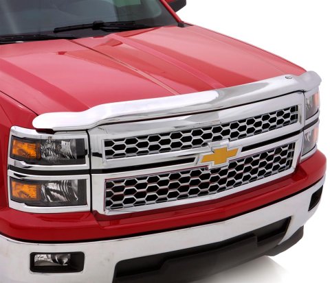Auto Ventshade Aeroskin Deflectors 622166 Hood Protector, Chrome, ABS Plastic, Ford, Ranger, Each