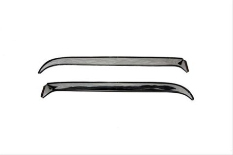Auto Ventshade Stainless Steel Ventshades 12501 Side Window Visors, Ventshades, Screw-in, Steel, Polished, Front, Volkswagen, Pair