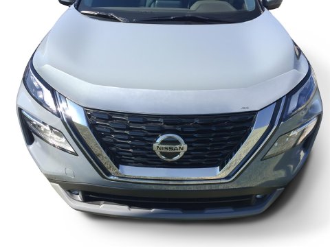 Auto Ventshade Aeroskin Deflectors 622193 Bug Guard, Deflector, ABS Plastic, Chrome, Nissan, Each