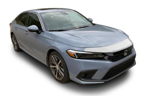 Auto Ventshade Aeroskin Deflectors 622205 Bug Guard, Aeroskin, Acrylic, Chrome, for use on Honda®, Each