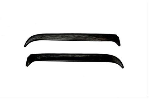 Auto Ventshade Stainless Steel Ventshades 52002 Side Window Visors, Ventshades, Screw-in, Steel, Polished, Front, Freightliner, Pair