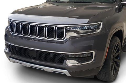 Auto Ventshade Aeroskin Deflectors 622209 Bug Guard, Aeroskin, Acrylic, Chrome, Jeep, Each