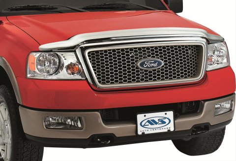 Auto Ventshade Chrome Hood Shields 680906 Bug Guard, Shield, Chrome, Dodge, Each