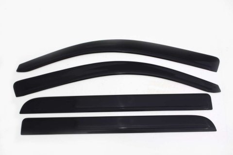 Auto Ventshade Low-Profile Deflectors 894033 Side Window Visors, Ventvisor Deflectors, Low Profile, Front and Rear, Acrylic, Smoke, Chevy, GMC, Set of 4