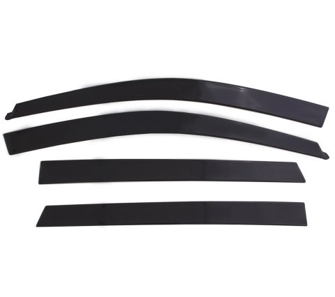 Auto Ventshade Low-Profile Deflectors 894057 Side Window Visors, Deflectors, Front and Rear, Acrylic, Smoke, Ford, Set of 4