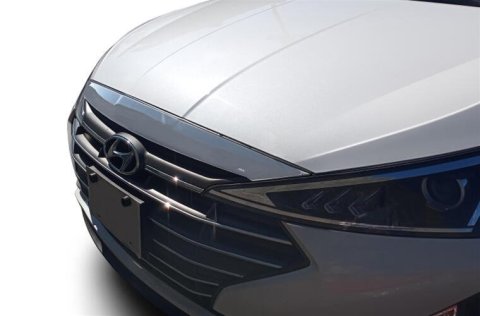 Auto Ventshade Aeroskin Deflectors 620088 Bug Guard, Aeroskin, Acrylic, Chrome, for use on Hyundai, Each